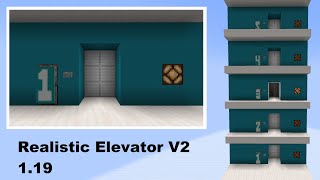 Minecraft Hyper Realistic Elevator 121 [upl. by Bury]