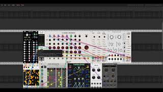 VCV Rack Ambient Techno Experiment [upl. by Lewls102]