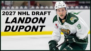 LANDON DUPONT  2027 NHL Draft [upl. by Magda]