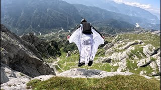 Wingsuit Flight  Monte Cimone  Italy [upl. by Ahern]