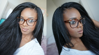 CROCHET BRAIDS WITH KANEKALON HAIR  INVISIBLE KNOT [upl. by Nnylesor]