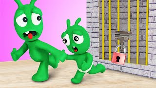 Pea Pea Helps Brother Get Out of Escape Room  Pea Pea World  Cartoon for kids [upl. by Danais]