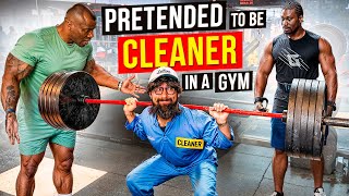 Elite Powerlifter Pretended to be a CLEANER 22  Anatoly GYM PRANK [upl. by Shamma]