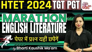 English Literature for HTET TGT PGT Marathon Class 2024  by Bharti Mam [upl. by Ticon535]