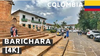 BARICHARA  COLOMBIA  Walking through the town【4K】 2021 [upl. by Wales677]