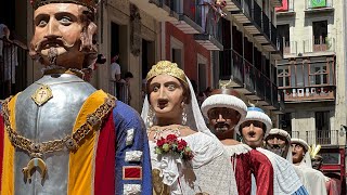 🔴Especial San Fermín 2023 Pasacalles de la comparsa de Gigantes y Cabezudos de Pamplona Día 13 [upl. by Cuthburt]