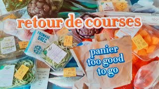 Courses Grand Frais  beaucoup de dates courtes  panier tgtg amp idée de menus Joyeux 🎂 à Cécile [upl. by Atinnek]