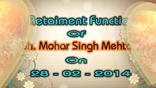 Sh MS MEHTAKharelaretirement 1 [upl. by Norreht]