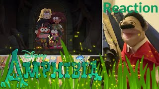 Amphibia Season 3 Episode 15 Newts in TightsFight or Flight Reaction Puppet Reaction [upl. by Merrile]