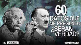 60 DATOS que me sigo preguntando si SON VERDAD [upl. by Mima]