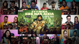 Eyy Bidda Idhi Naa Adda Lyrical Video Song Reaction Mashup  IconStarAlluArjun  dheerajreaction [upl. by Ojok9]