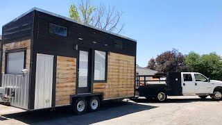 Custom Built Tiny Home On Wheels for Sale  Living Design Tiny House [upl. by Greabe]