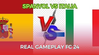 Spanyol VS Italy EURO CUP 1  6  1080HD 60P FC 24 PC [upl. by Rimahs499]