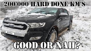 The Ford Ranger 32L 200000 Hard Kilometer Review Good or Nah [upl. by Attikram]