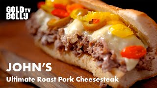 Johns Roast Porks Ultimate Philly Cheesesteak [upl. by Fidelis]