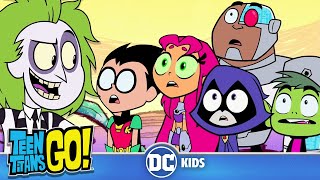 Multiverse Mayhem with Beetlejuice  Teen Titans Go  dckids [upl. by English]