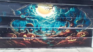 Mural de Halloween 2024 [upl. by Orips246]