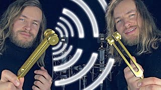 Twin Tuning Fork Vibrations  ASMR [upl. by Adile]