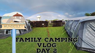 Family Camping In Norfolk Day 2 High Altitude Trampoline Park Vlog familyvlog fun holiday UK 2024 [upl. by Neelsaj226]