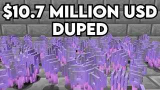 Duping on a PayToWin Minecraft Server 10700000 USD [upl. by Cherie]