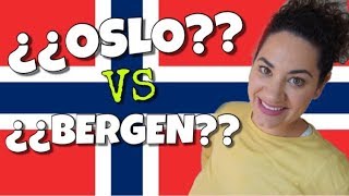 VIVIR EN NORUEGA 🇳🇴 DIFERENCIAS ENTRE OSLO Y BERGEN Noruega [upl. by Riebling]