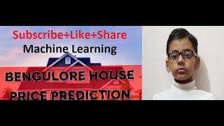 Bangalore House Price Prediction  Machine Learning project [upl. by Maurene388]