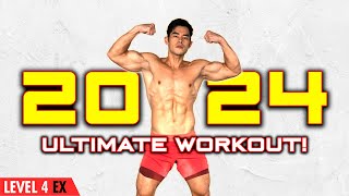 2024 Ultimate Workout  No Gym Bodyweight Level 4 EX [upl. by Enecnarf]