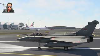 RAFALE AIR SHOW IN DUBAI II MICROSOFT FLIGHT SIMULATOR [upl. by Inalak]