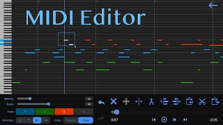 FREE  MIDI Editor  SeeMusic App Tutorial [upl. by Nnaillek735]