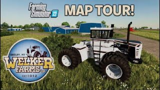 “WELKER FARMS” IS BACK  FS22 MAP TOUR NEW MOD MAP  Farming Simulator 22 Review PS5 [upl. by Whiting167]