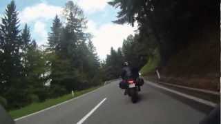 Gailbergsattel BMW F800ST vs Moto Guzzi Griso 850 [upl. by Eihtak]