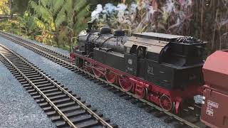 Modelleisenbahn von Märklin in Spur 1 als Gartenbahn mit schönen Dampflokomotiven [upl. by Catlin]