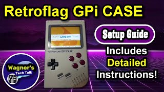 RetroFlag GPi Case Setup RetroPie Pi Zero W with MAME GB NES Guide [upl. by Grannie]