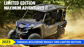 2023 Yamaha Wolverine RMAX4 1000 Limited Edition Review Color Price and Specs [upl. by Mahalia187]