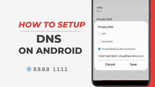 How To Setup Private DNS On Android to Block Trackers [upl. by Noel]