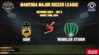 August 25th WSF Div 2 UDM vs Winkler Storm [upl. by Missy428]