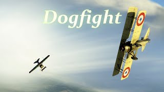 1 Biplane Vs 2 Monoplanes  WW1 Dogfight In il2 Sturmovick [upl. by Jacklin]