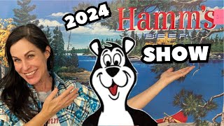 2024 HAMMS Beer Show draws RECORD Attendance with Beer Signs for mancave and Hamms Bear Hamms Beer [upl. by Nirtak]