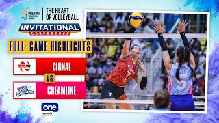 Cignal vs Creamline highlights  2022 PVL Invitational Conference  July 21 2022 [upl. by Filide]