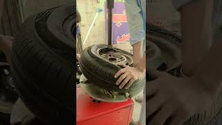 165 70 R 12 🥰❤️tyre fittingtyre worknew tyreCar tyreservicenewYouTube [upl. by Esmaria]