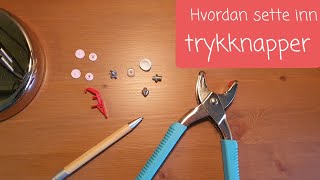 Hvordan sette inn trykknapper [upl. by Htiffirg]