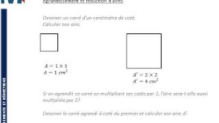 3ème  AGRANDISSEMENTS REDUCTIONS  Agrandissements et réductions daires [upl. by Enyawed188]