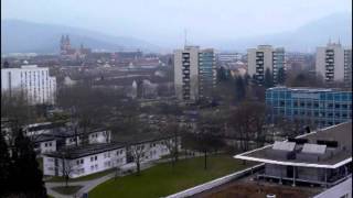 HNO KLINIK fahrt mit lift und blick über FREIBURG [upl. by Nnaitsirhc737]