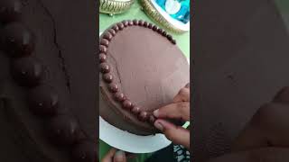 Chocolate nuts cake with dripping shortsfeed [upl. by Htirehc]