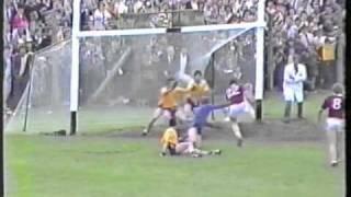 Stephen Joyce Goal  Galway v Rcommon 1986 Connaught SFC Final [upl. by Drobman]