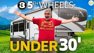 3 Best 5th Wheels Under 30  2024 Models [upl. by Rosane312]