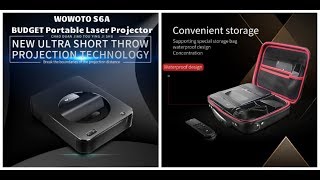 Wowoto S6A BUDGET Portable Laser Projector 2019↓↓ CHECK PRICE ↓↓ [upl. by Ecnerrat]