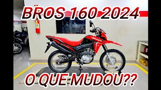 BROS 160 ESDD 2024 VERMELHA O QUE MUDOU [upl. by Augie202]