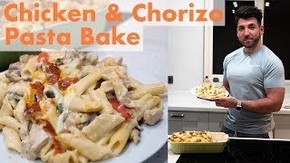 MEALS WITH MARTY  Chicken amp Chorizo Pasta Bake [upl. by Jemmy838]