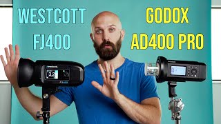 Westcott FJ400 vs Godox AD400 Pro Flash Comparison Xplor 400 Pro [upl. by Cristal]